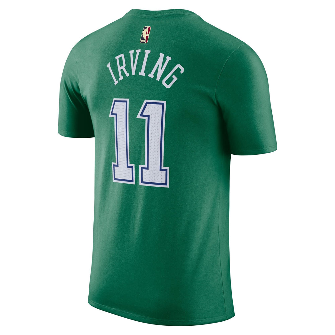 DALLAS MAVERICKS NIKE HARDWOOD CLASSIC IRVING NAME & NUMBER TEE