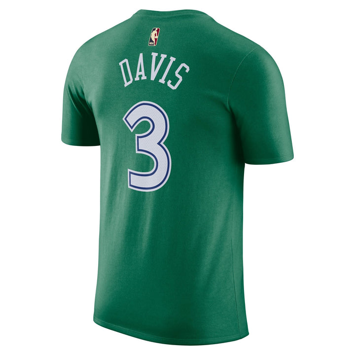 DALLAS MAVERICKS NIKE HARDWOOD CLASSIC DAVIS NAME & NUMBER TEE