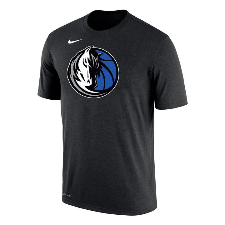 DALLAS MAVERICKS NIKE 2022 DRI-FIT BLACK SHORT SLEEVE TEE