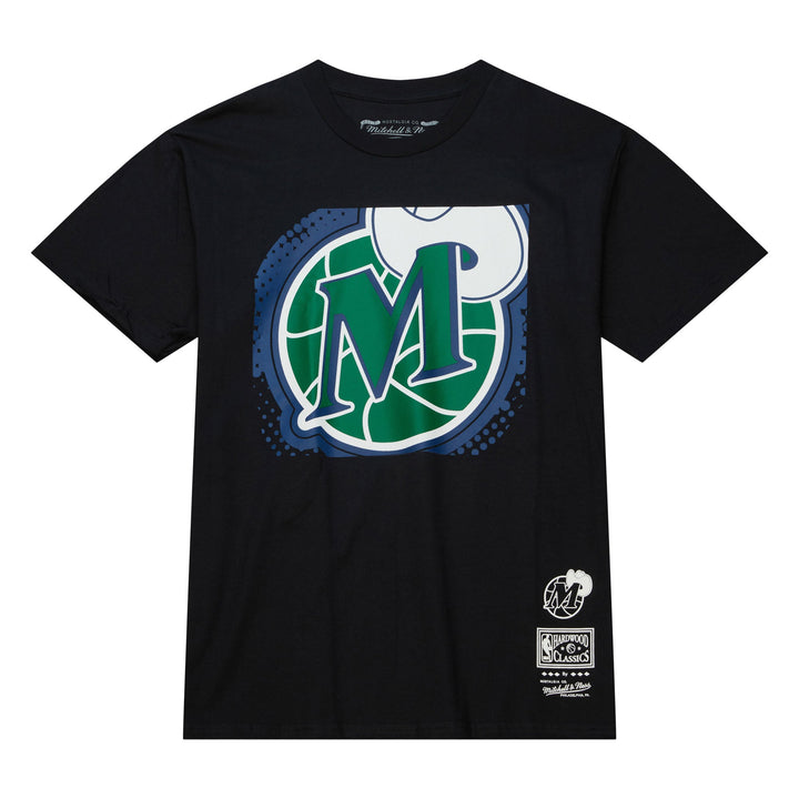 DALLAS MAVERICKS MITCHELL & NESS 23 HARDWOOD CLASSIC BIG M-HAT TEE