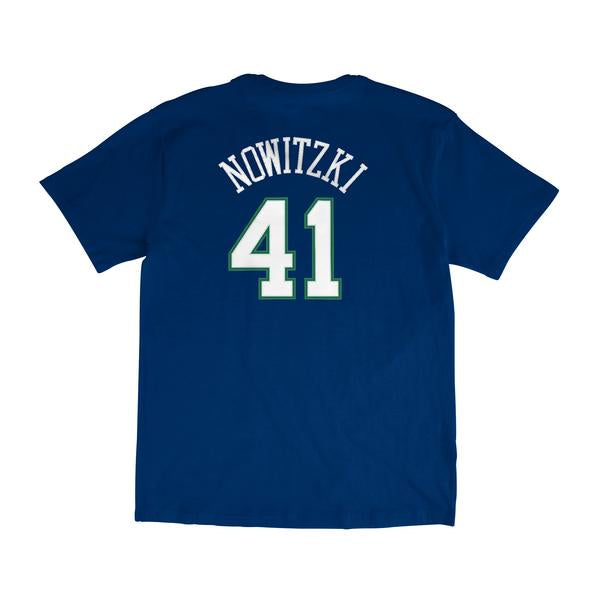 DALLAS MAVERICKS YOUTH HWC DIRK NUMBER & NUMBER TEE