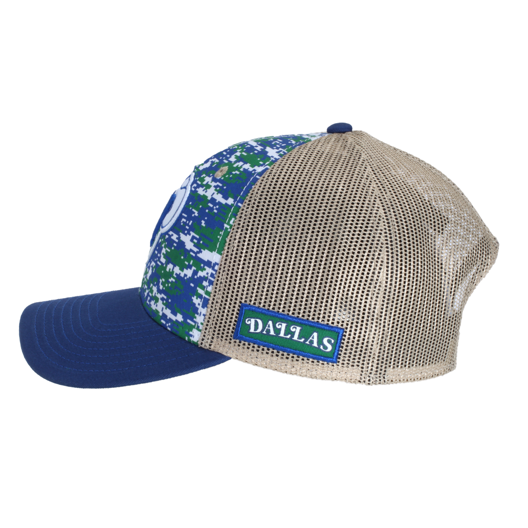 DALLAS MAVERICKS HWC DIGITAL CAMO SNAPBACK CAP