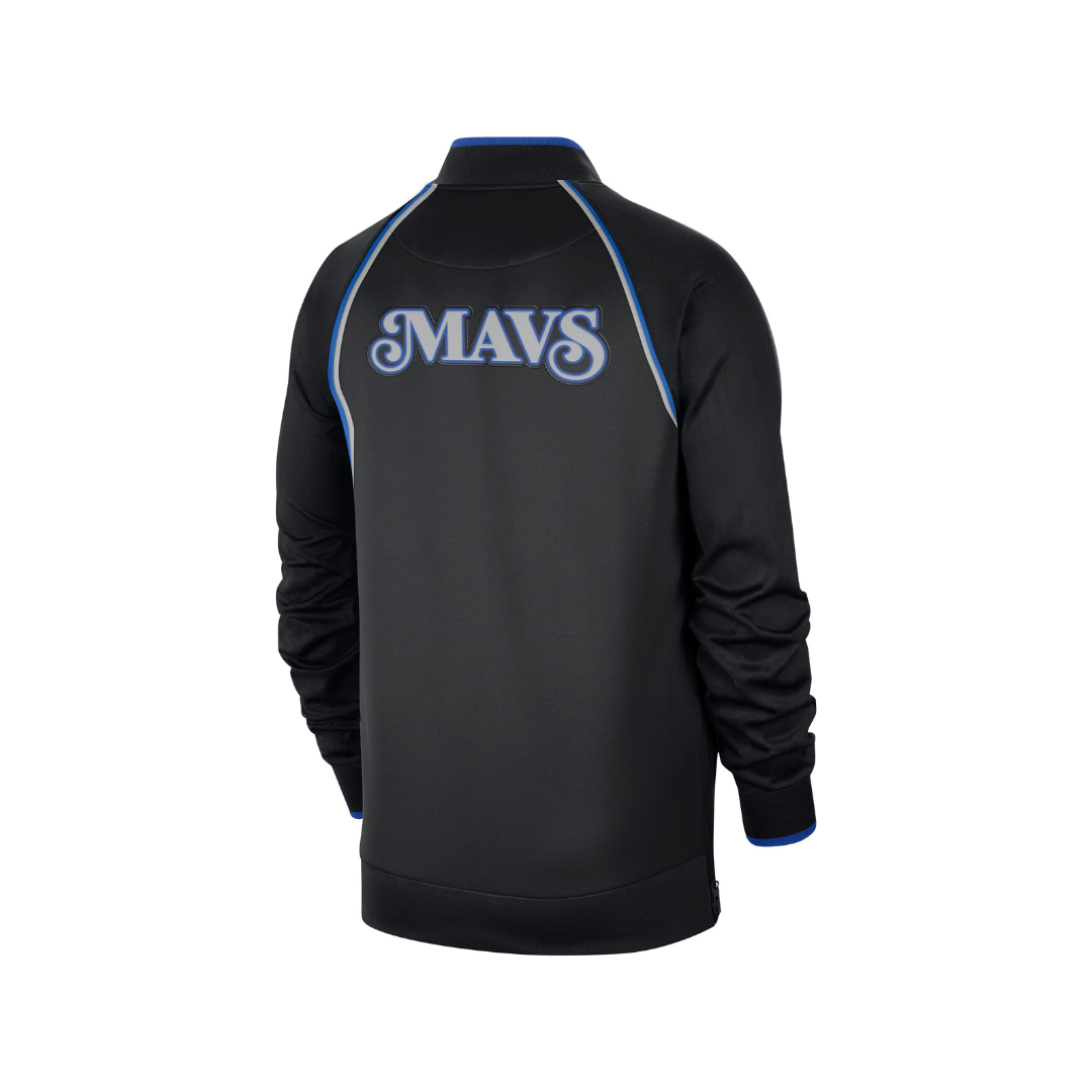 DALLAS MAVERICKS NIKE CITY EDITION BLACK JACKET