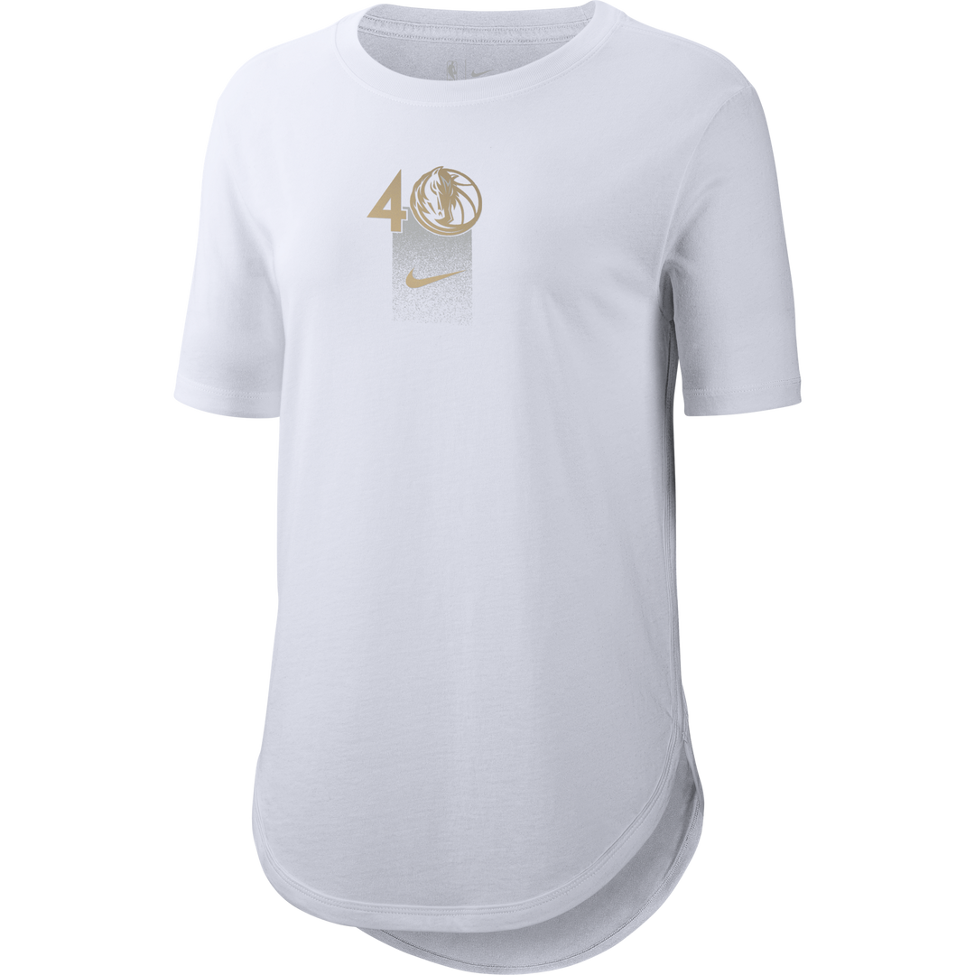 DALLAS MAVERICKS WOMEN'S NIKE 20-21 CITY EDITION SHORT SLEEVE COURTSIDE TEE