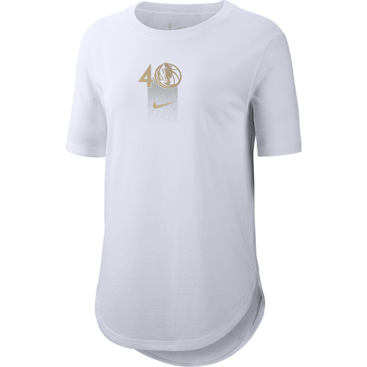 DALLAS MAVERICKS WOMEN'S NIKE 20-21 CITY EDITION SHORT SLEEVE COURTSIDE TEE