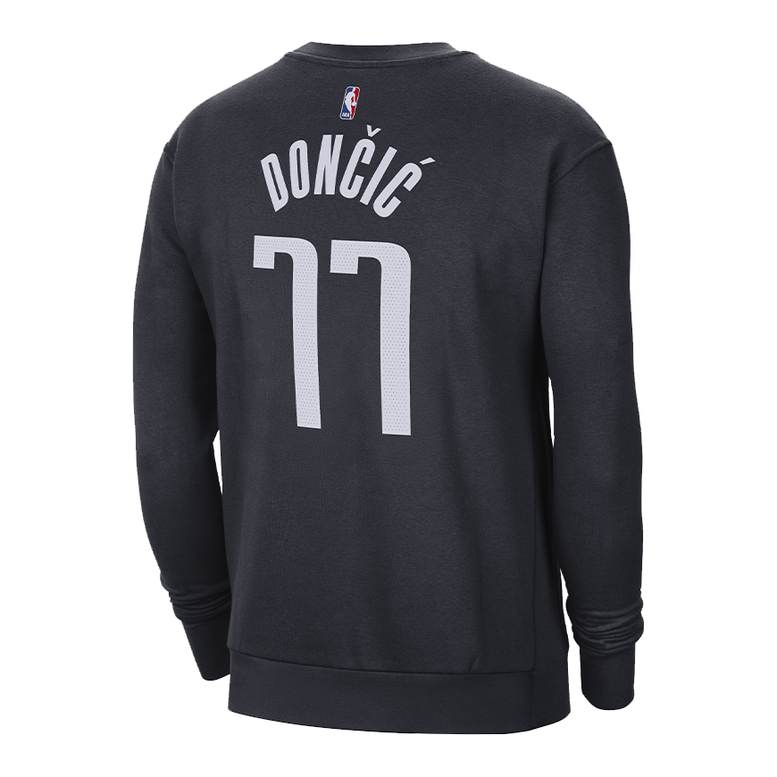 DALLAS MAVERICKS MENS JORDAN 22-23 STATEMENT LUKA DONČIĆ NAME & NUMBER CREW
