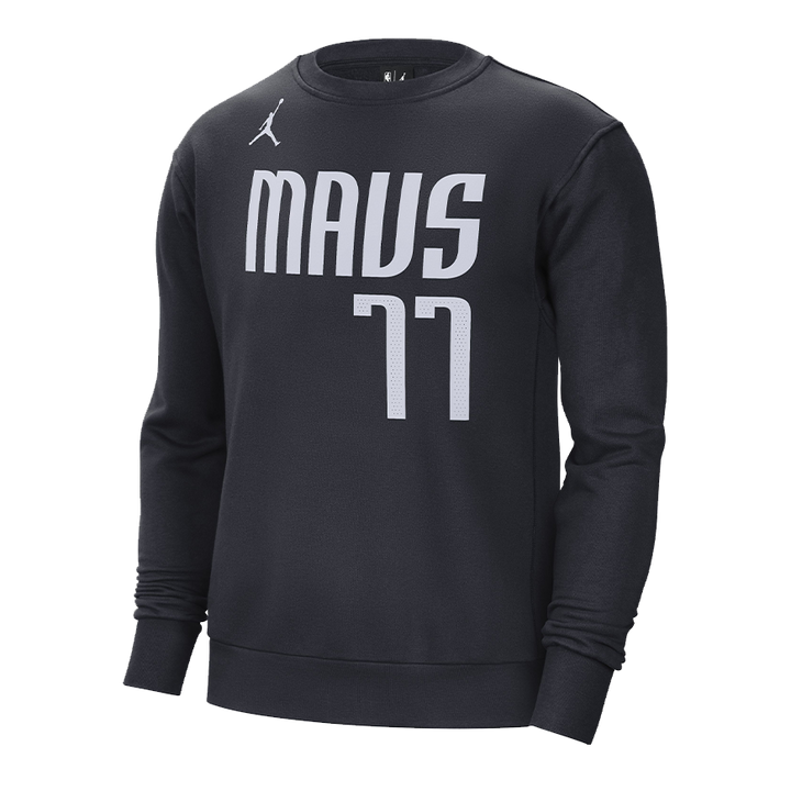 DALLAS MAVERICKS MENS JORDAN 22-23 STATEMENT LUKA DONČIĆ NAME & NUMBER CREW