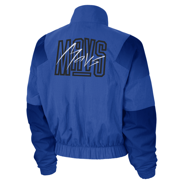 DALLAS MAVERICKS NIKE WOMEN'S COURTSIDE LIGHTWEIGHT ROYAL JACKET