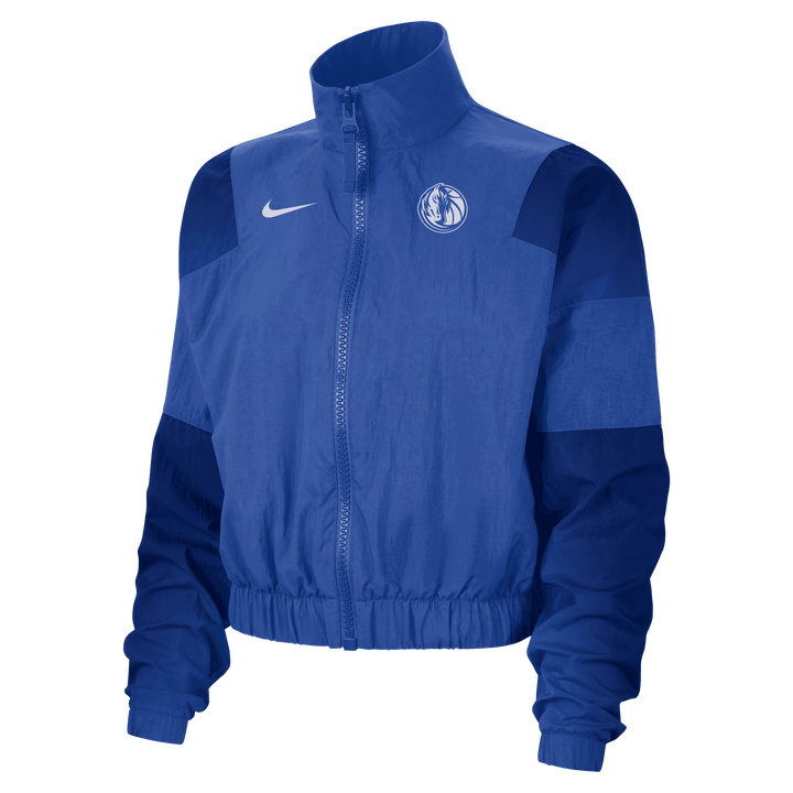 DALLAS MAVERICKS NIKE WOMEN'S COURTSIDE LIGHTWEIGHT ROYAL JACKET