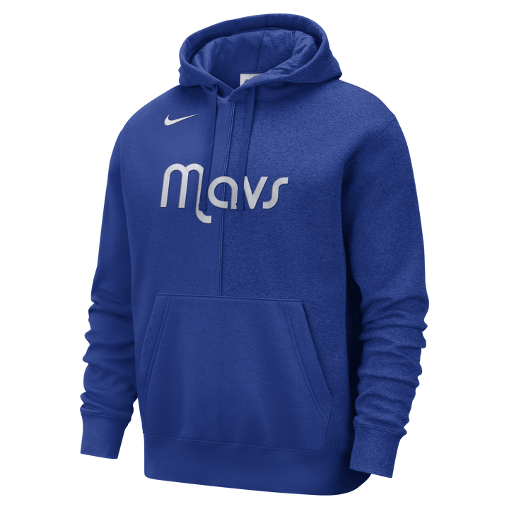 DALLAS MAVERICKS NIKE 2022 COURTSIDE ROYAL PULLOVER HOODIE