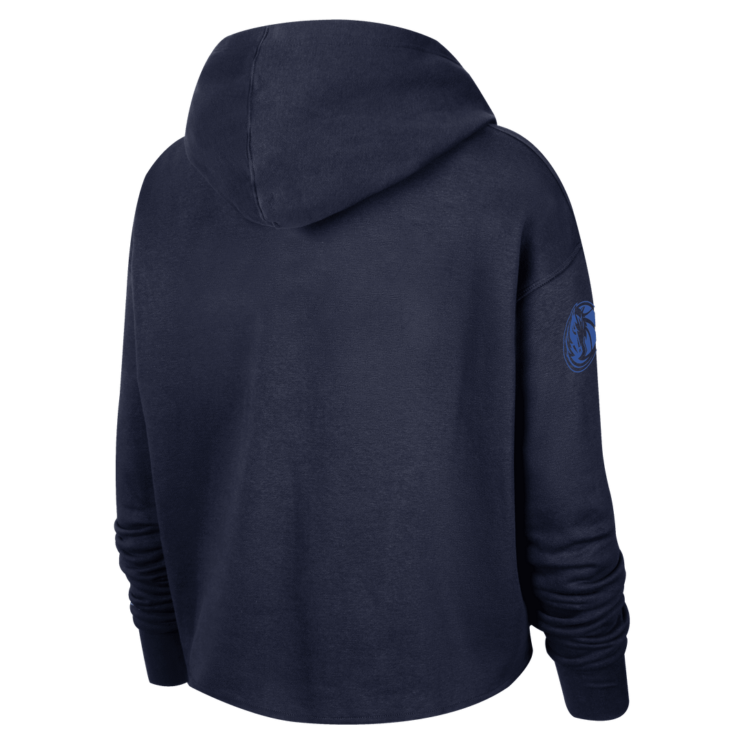 DALLAS MAVERICKS NIKE WOMEN'S COURTSIDE NAVY HOODIE