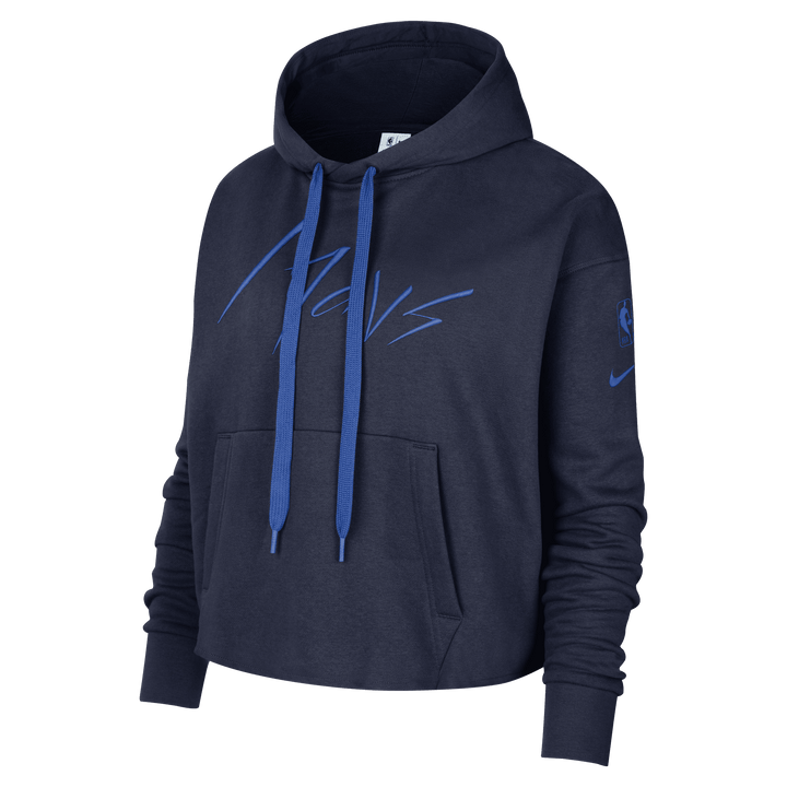 DALLAS MAVERICKS NIKE WOMEN'S COURTSIDE NAVY HOODIE