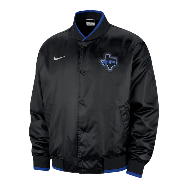 DALLAS MAVERICKS NIKE CITY EDITION LOGO BLACK JACKET