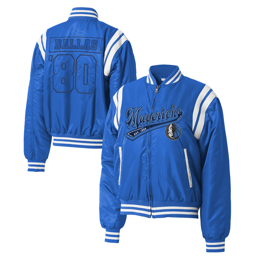 DALLAS MAVERICKS WEAR 2023 WOMENS BOMBER JACKET
