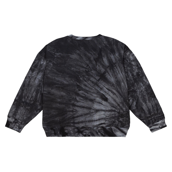 DALLAS MAVERICKS MITCHELL & NESS 2022 WOMEN'S BLACK TIE DYE CREW