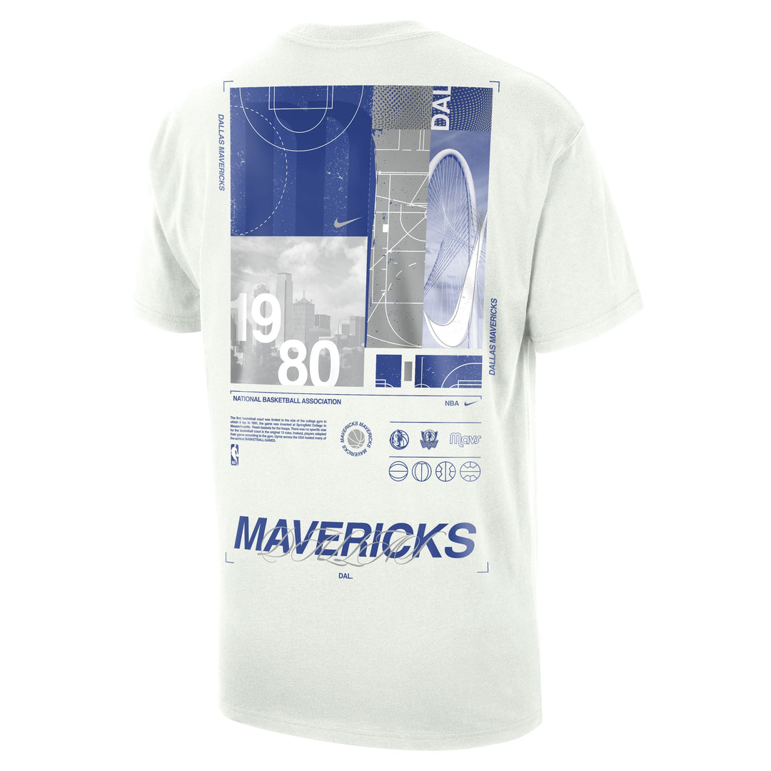 DALLAS MAVERICKS NIKE GRAPHIC SKYLINE SHORT SLEEVE TEE