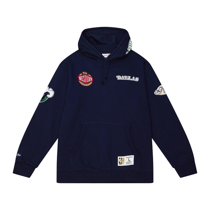 DALLAS MAVERICKS MITCHELL & NESS 2022 HARDWOOD CLASSIC NAVY HOODIE