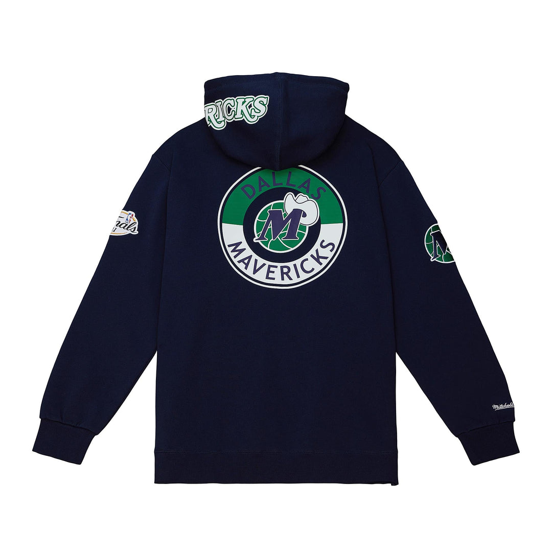 DALLAS MAVERICKS MITCHELL & NESS 2022 HARDWOOD CLASSIC NAVY HOODIE