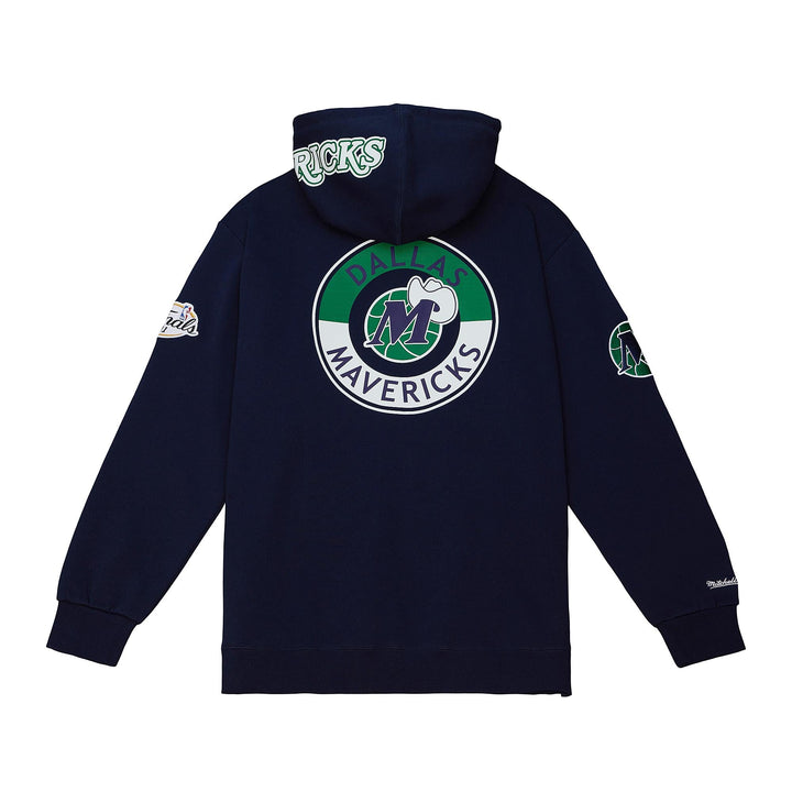 DALLAS MAVERICKS MITCHELL & NESS 2022 HARDWOOD CLASSIC NAVY HOODIE