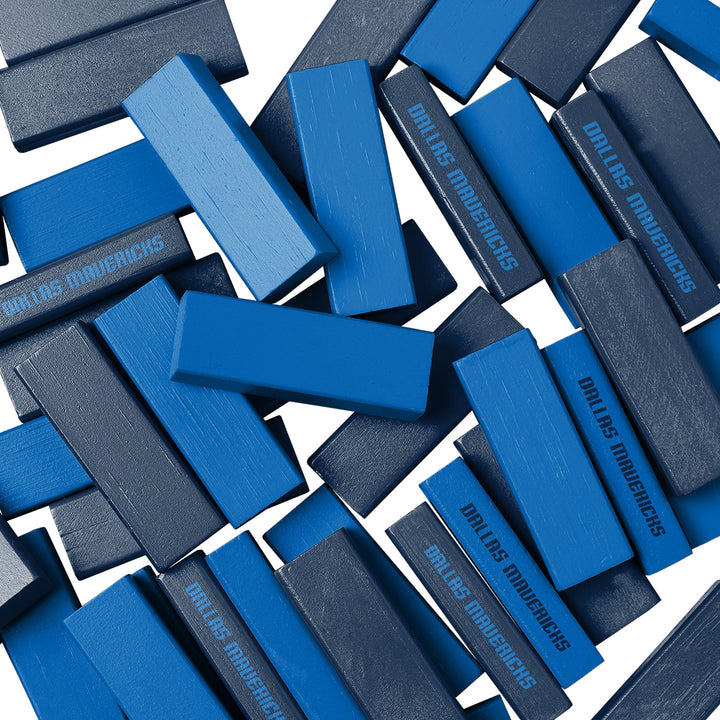 DALLAS MAVERICKS FOREVER COLLECTIBLES 2022 JENGA BLOCK GAME