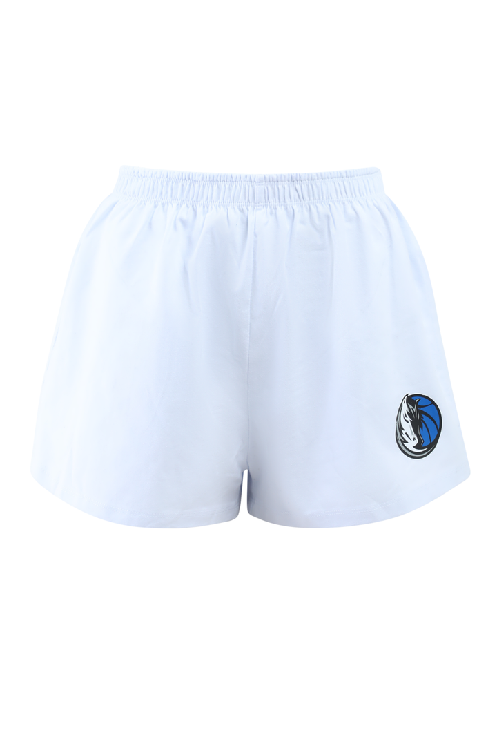 DALLAS MAVERICKS HYPE & VICE WOMEN'S WHITE HORSEHEAD SOFT SHORTS