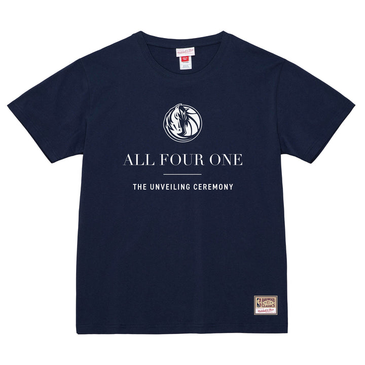 DALLAS MAVERICKS MITCHELL & NESS 2022 ALL FOUR ONE LOGO TEE