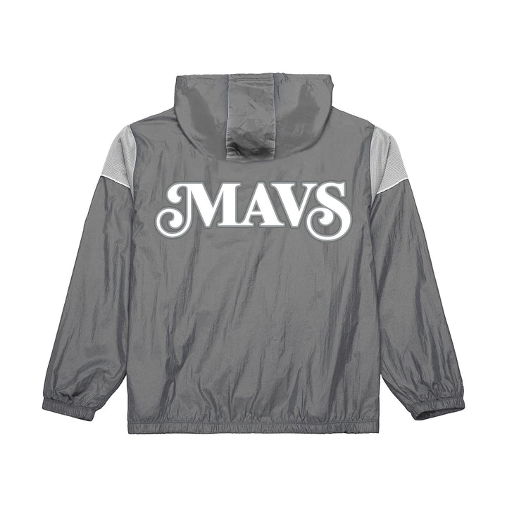 DALLAS MAVERICKS MITCHELL & NESS CITY EDITION 2024-25 GREY WINDBREAKER