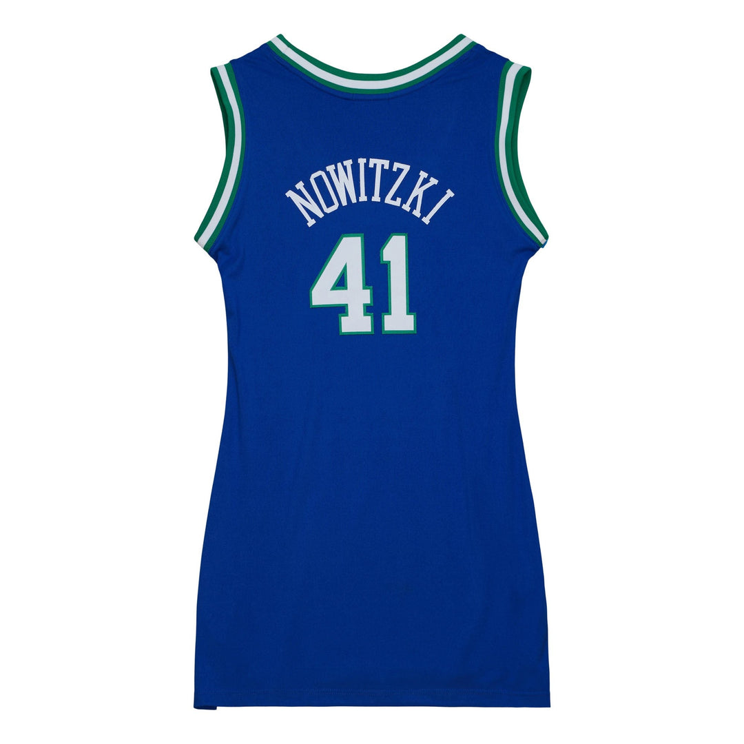 DALLAS MAVERICKS MITCHELL & NESS 2022 DIRK NOWITZKI HARDWOOD CLASSIC JERSEY DRESS