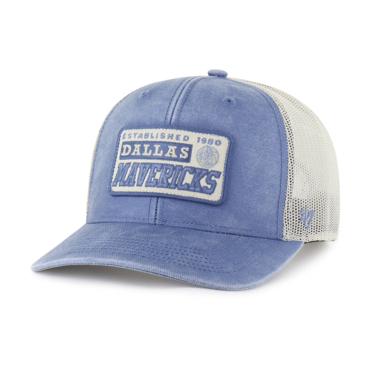 DALLAS MAVERICKS 47 BRAND PATCH TRUCKER CAP