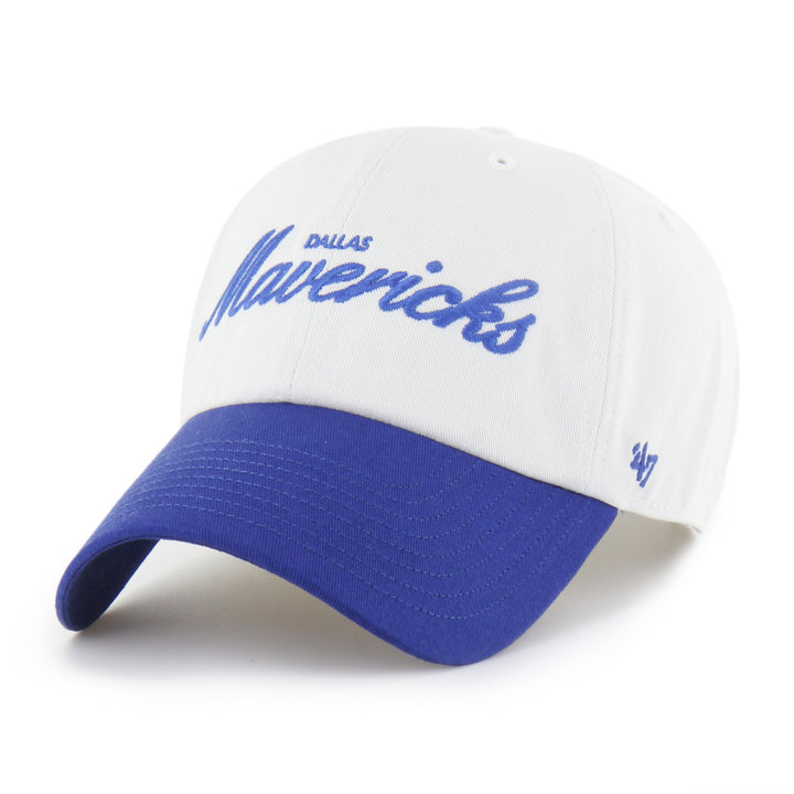 DALLAS MAVERICKS 47 BRAND WHITE ADJUSTABLE CAP