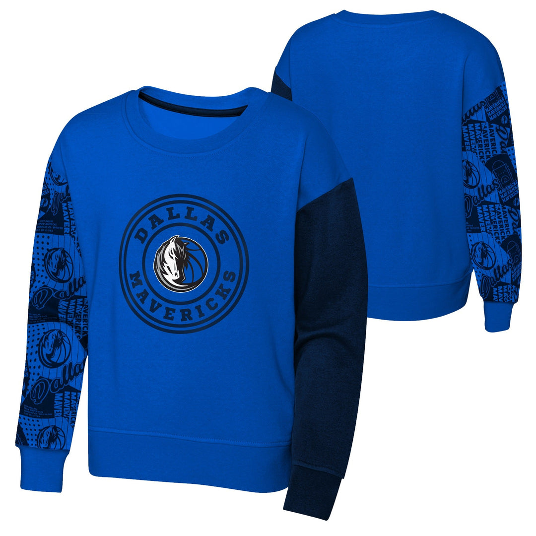 DALLAS MAVERICKS NIKE OUTERSTUFF KIDS FASHION CREW