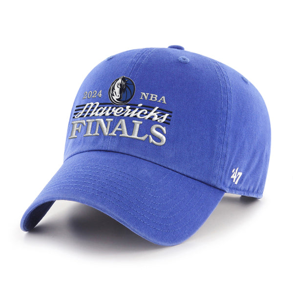 DALLAS MAVERICKS 47 BRAND NBA FINALS SCRIPT ROYAL ADJUSTABLE CAP