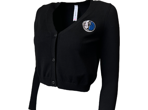 DALLAS MAVERICKS LUSSO 2022 WOMENS SADIE CROP CARDIGAN