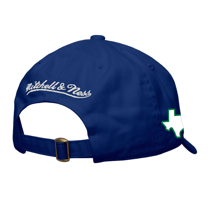 DALLAS MAVERICKS MITCHELL & NESS 2022-23 CITY EDITION RUSH BLUE DAD CAP