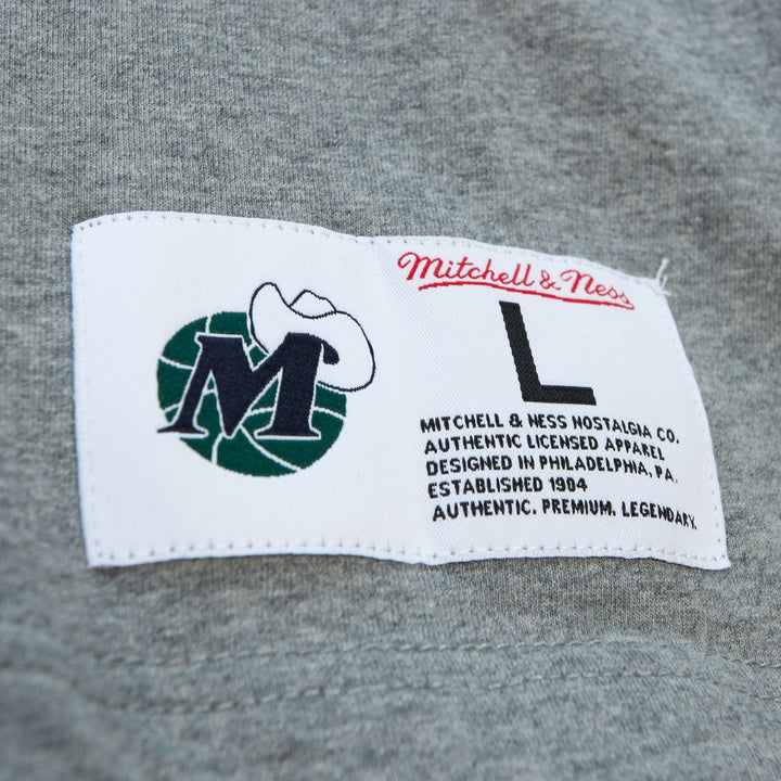 DALLAS MAVERICKS MITCHELL & NESS 2022 HARDWOOD CLASSIC GREY TEE