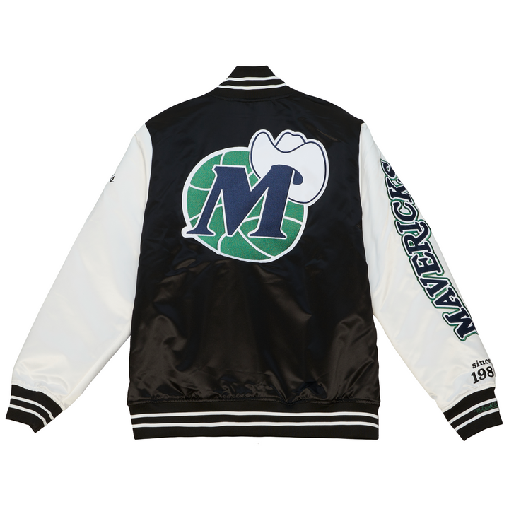 DALLAS MAVERICKS MITCHELL & NESS 2022 HARDWOOD CLASSIC ORIGINS VARSITY JACKET
