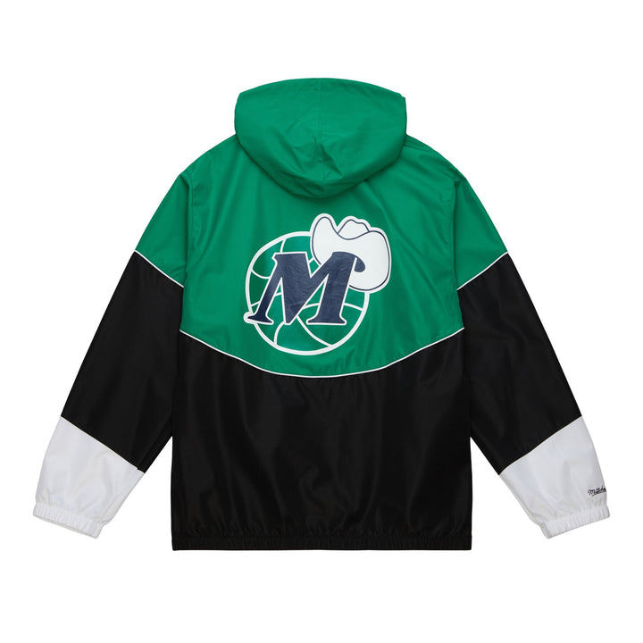 DALLAS MAVERICKS MITCHELL & NESS GREEN WINDBREAKER JACKET