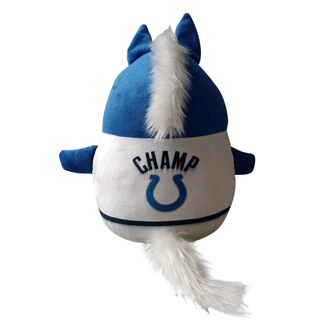DALLAS MAVERICKS CHAMP 3D WHITE ROYAL MASCOT HORSE BIG PLUSH