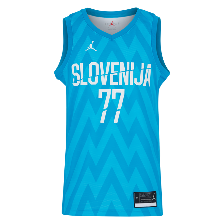 DALLAS MAVERICKS JORDAN BRAND 2023 LUKA DONČIĆ SLOVENIA JERSEY ROAD SWINGMAN JERSEY