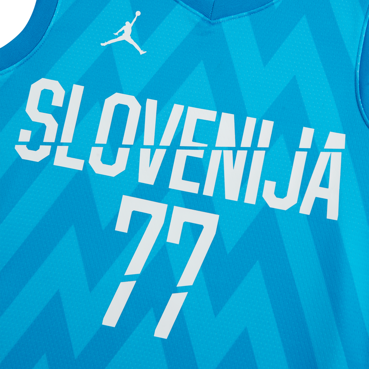 DALLAS MAVERICKS JORDAN BRAND 2023 LUKA DONČIĆ SLOVENIA JERSEY ROAD SWINGMAN JERSEY