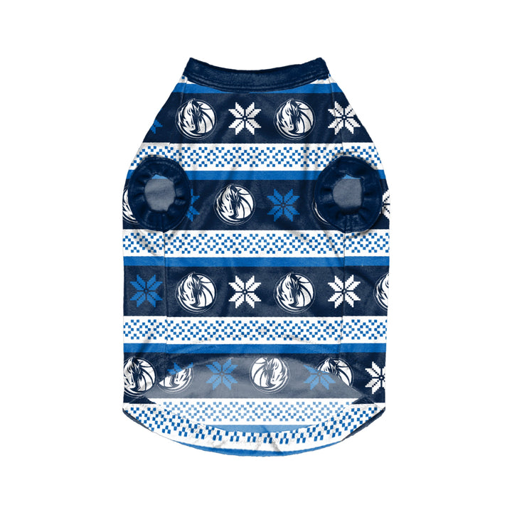 DALLAS MAVERICKS FOREVER COLLECTIBLES 2023 CHRISTMAS DOG SHIRT