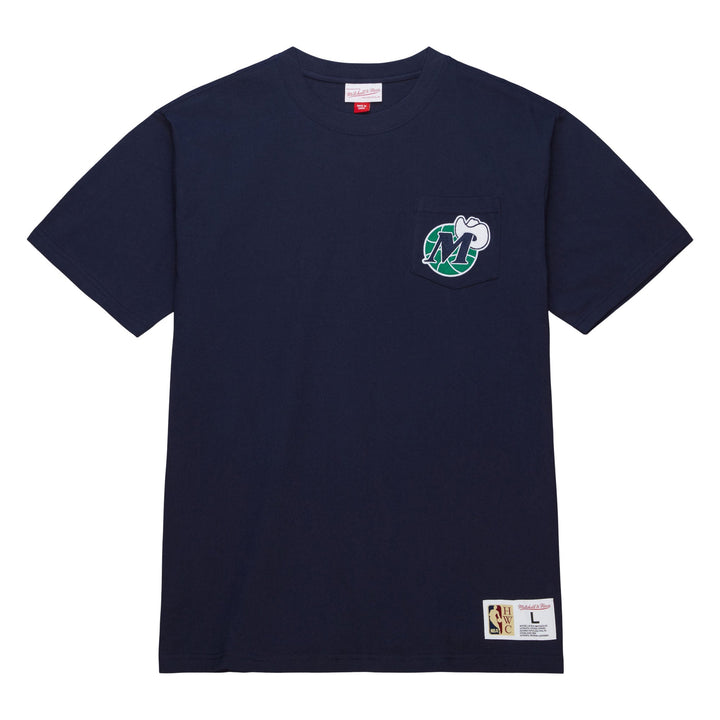DALLAS MAVERICKS MITCHELL & NESS M-HAT POCKET TEE