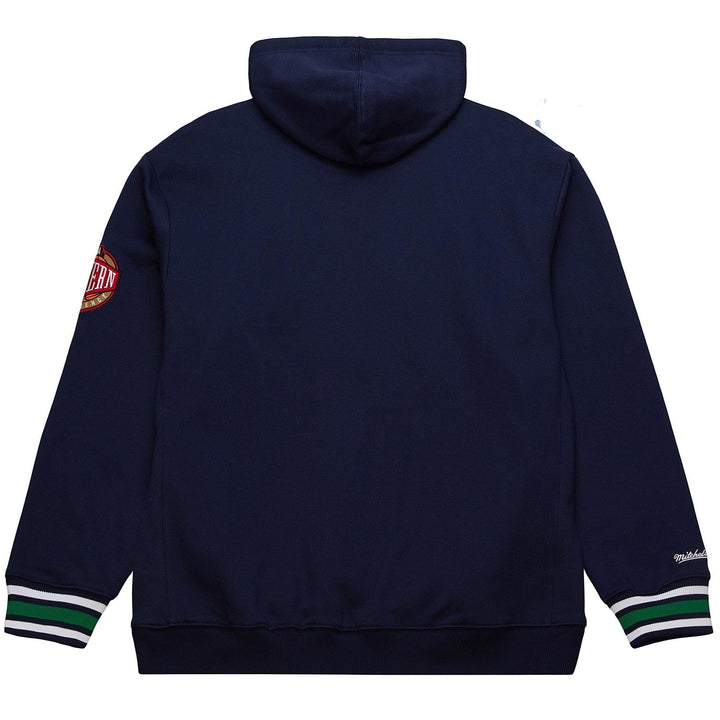 DALLAS MAVERICKS MITCHELL & NESS NAVY M-HAT CHAINSTITCH HOODIE
