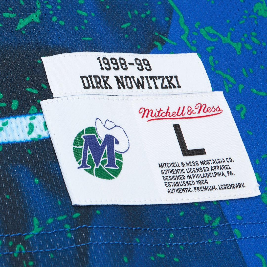 DALLAS MAVERICKS MITCHELL & NESS 2022 HARDWOOD CLASSIC DIRK NOWITZKI MESH TANK TOP