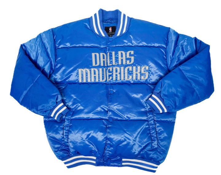 DALLAS MAVERICKS STARTER ROYAL BLUE PUFFER JACKET