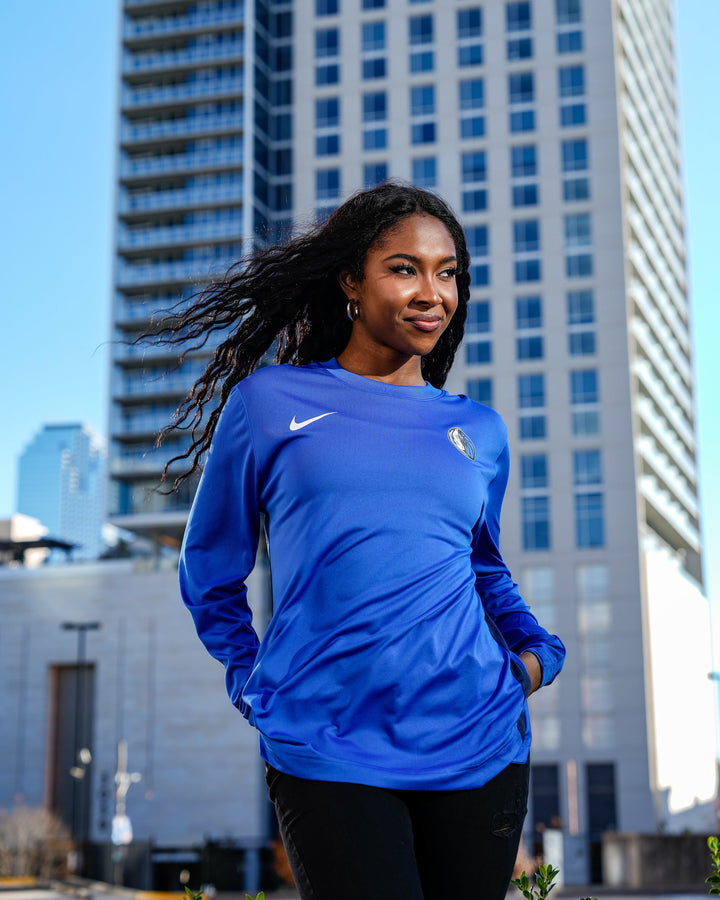 DALLAS MAVERICKS NIKE LONG-SLEEVE TEE