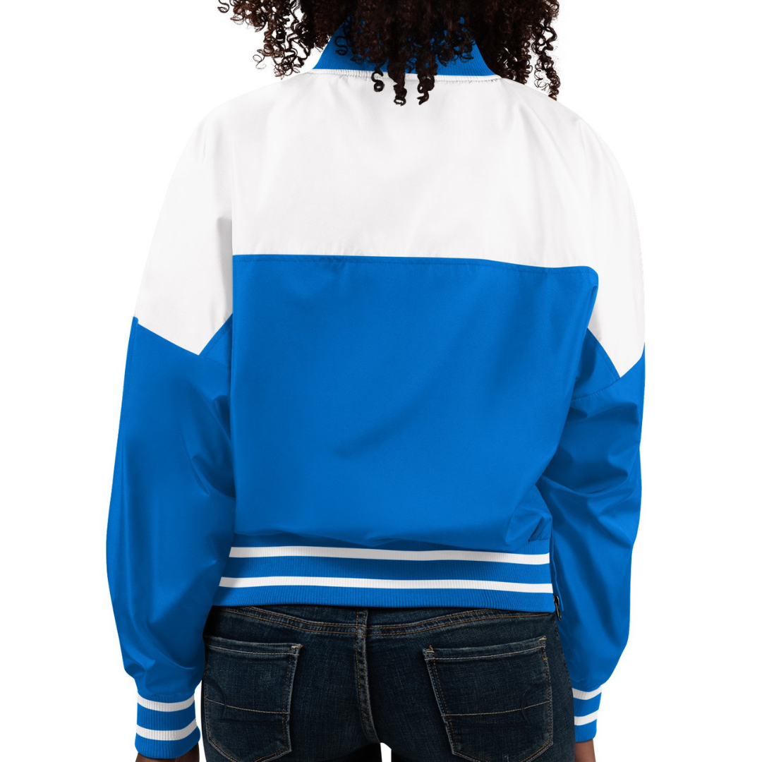 DALLAS MAVERICKS STARTER WOMEN'S 1/4 ZIP WINDBREAKER JACKET
