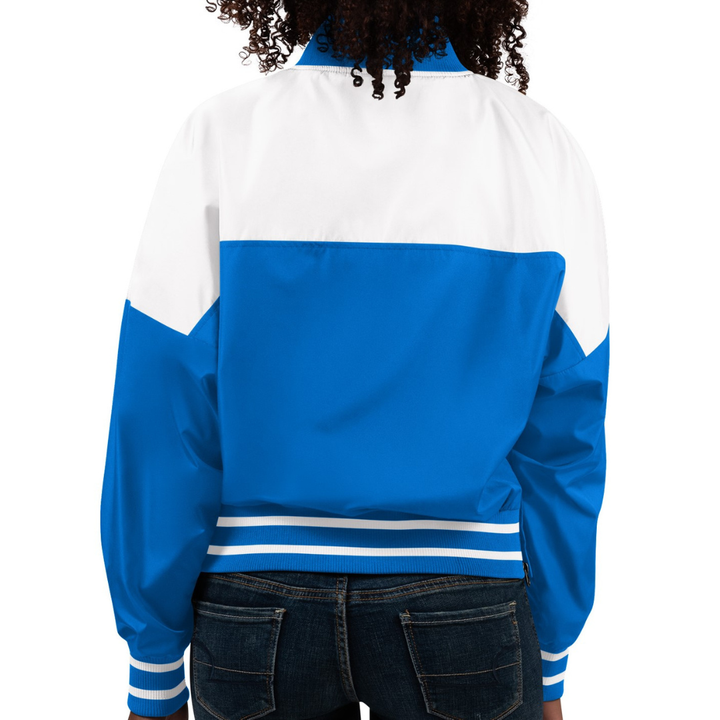 DALLAS MAVERICKS STARTER WOMEN'S 1/4 ZIP WINDBREAKER JACKET