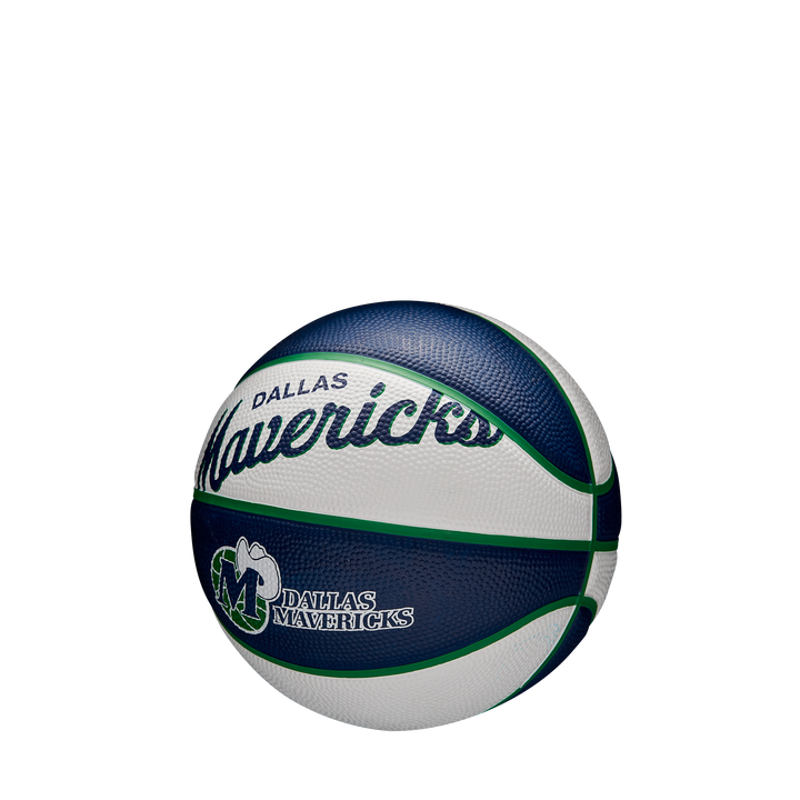 DALLAS MAVERICKS WILSON MINI HARDWOOD CLASSIC BASKETBALL