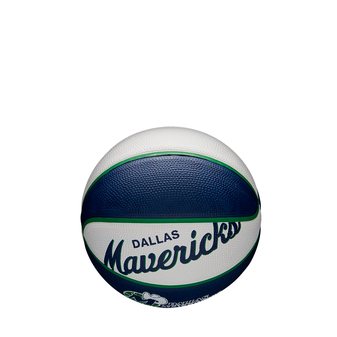 DALLAS MAVERICKS WILSON MINI HARDWOOD CLASSIC BASKETBALL
